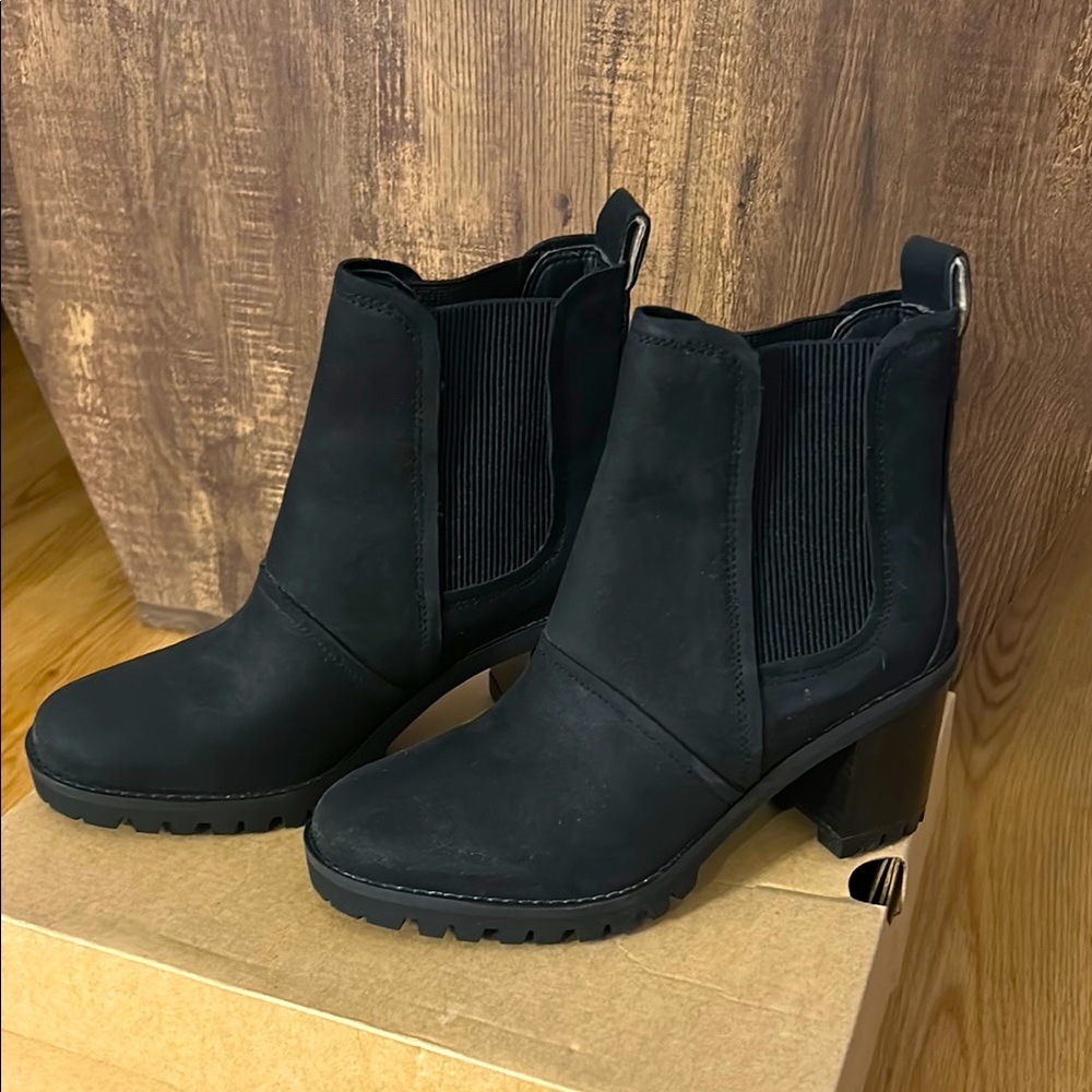 UGG Black Heeled Boots